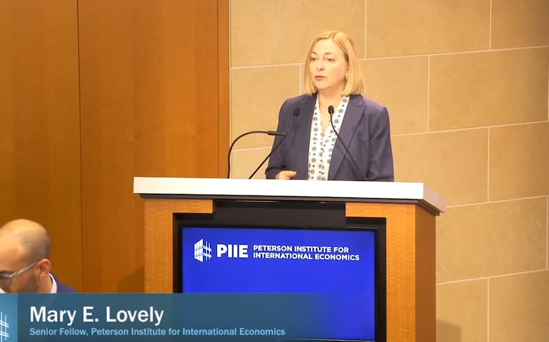 彼得森国际经济研究所高级研究员玛丽·洛夫利(Mary E. Lovely)
