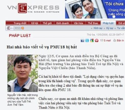 Hai nhà báo bị bắt