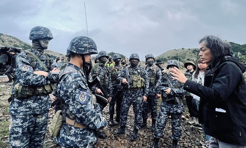 《零日攻击ZERO DAY》17分钟前导片拍摄实况。(罗景壬导演提供)